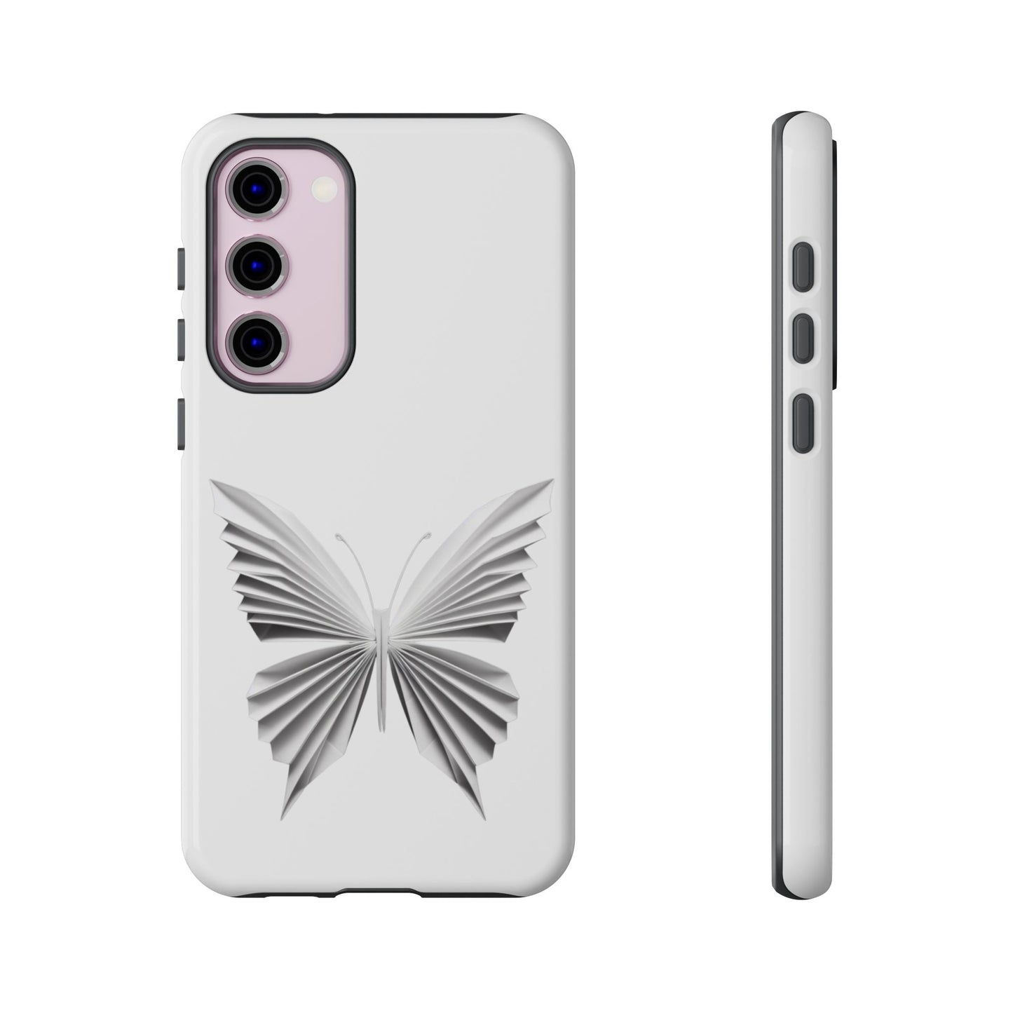 Origami White Butterfly Tough Cases iPhone/Google/Samsung