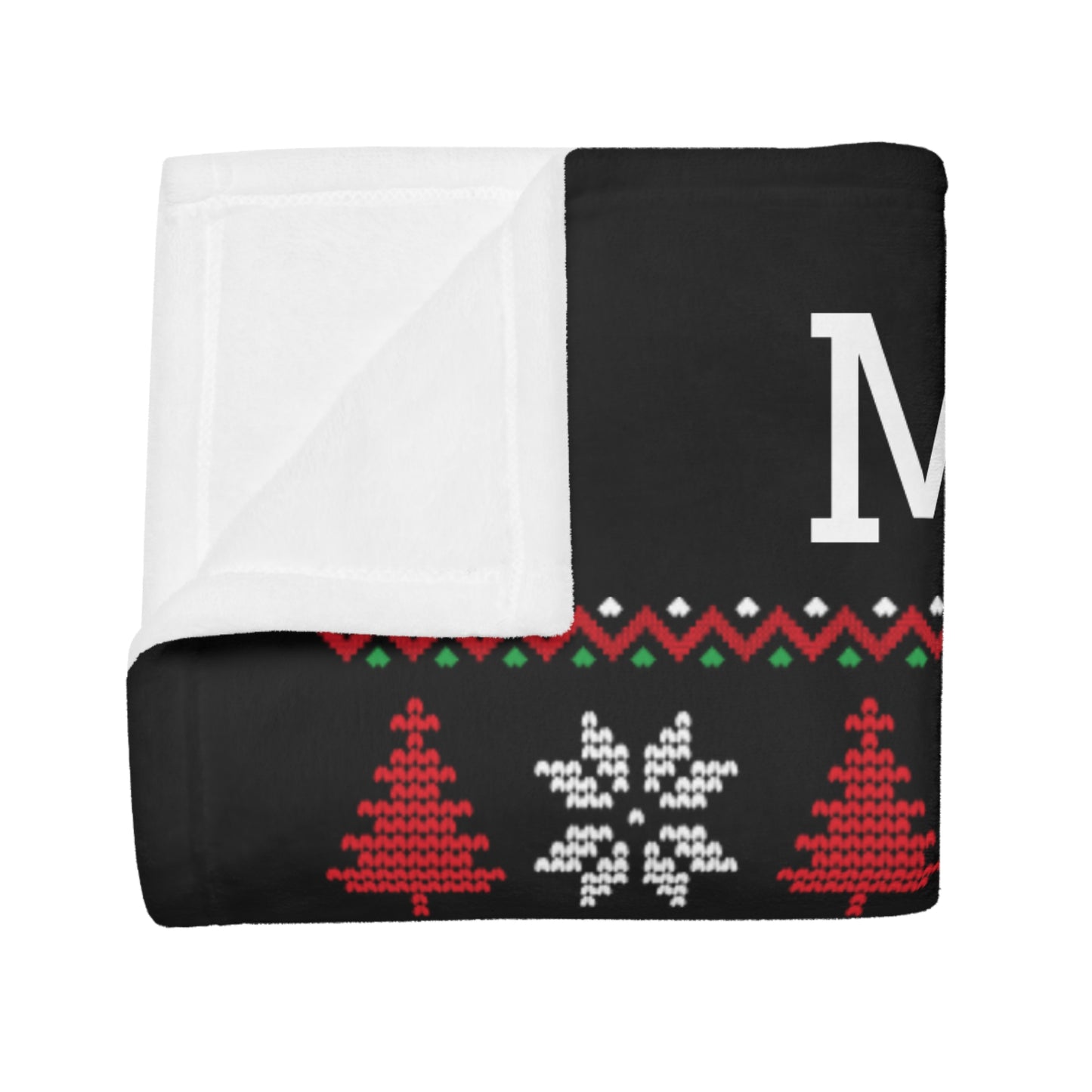 Ugly Christmas Sweater Plush Fleece Blanket #1