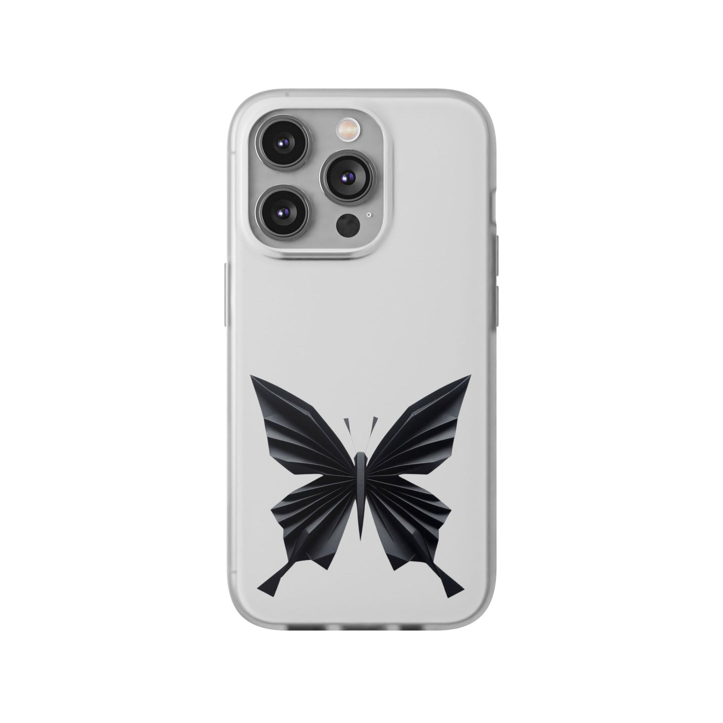 Origami Black Butterfly Flexi Cases