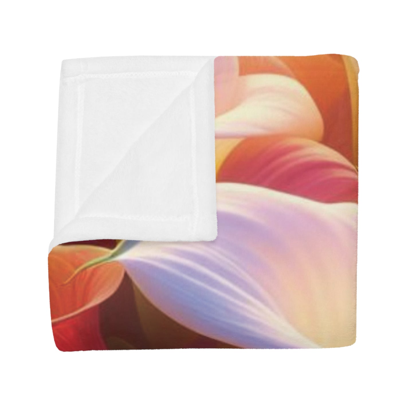 Bright Calla Lillies Plush Fleece Blanket