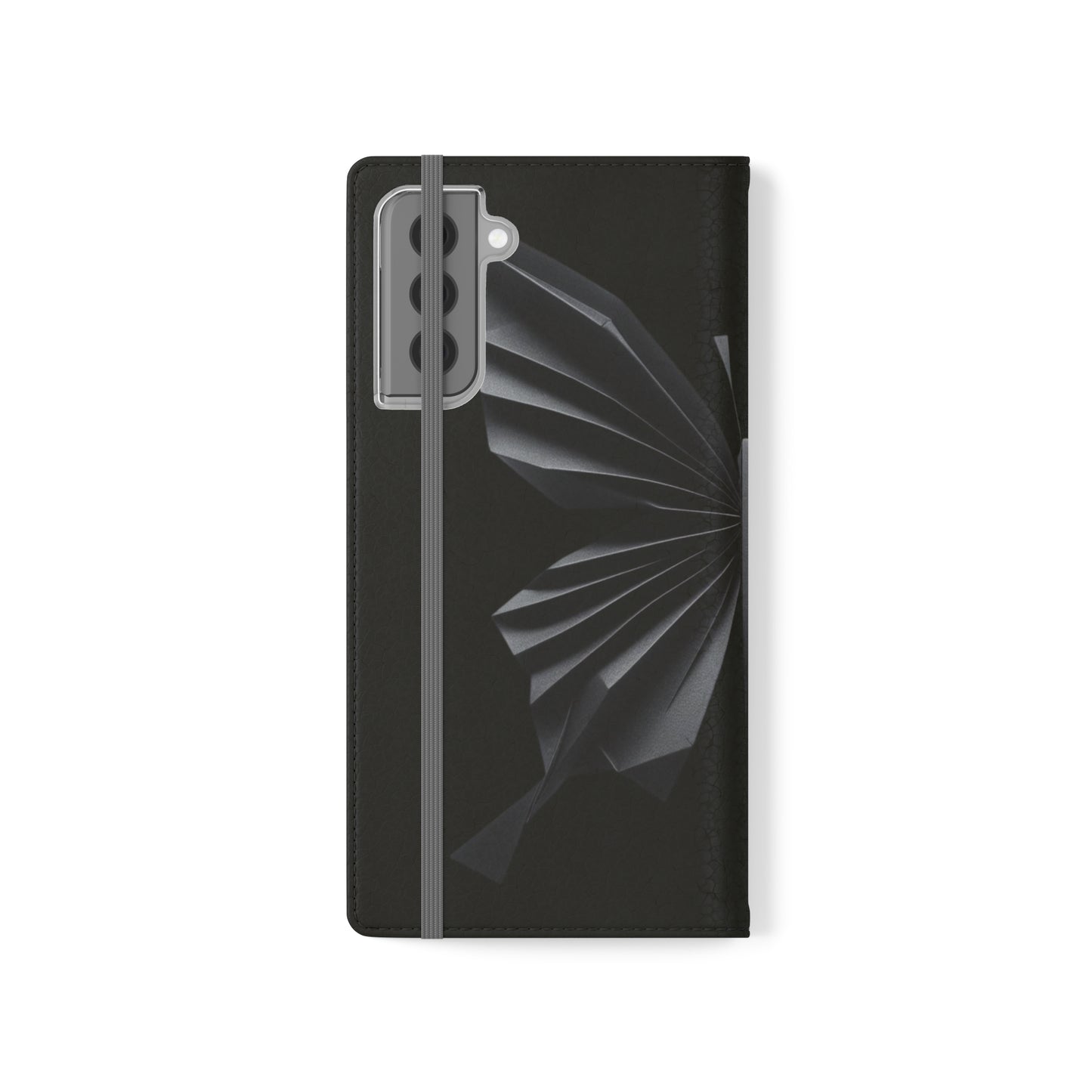 Origami Black Butterfly Flip Cases iPhone/Samsung