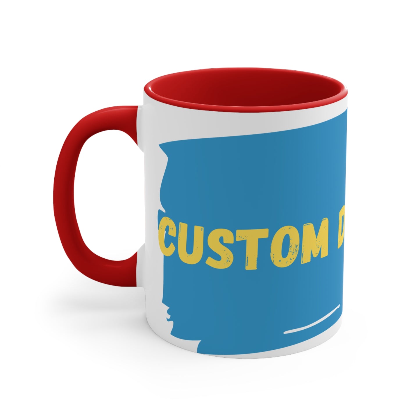 Customisable Colorful Accent Mugs, 11oz