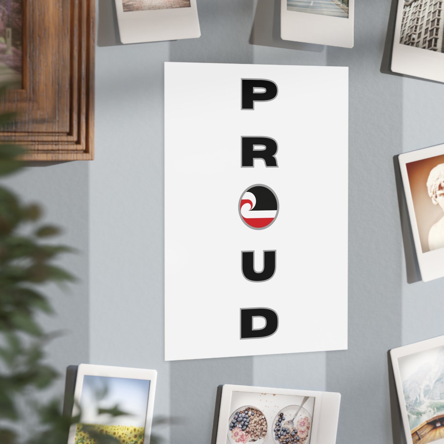 PROUD Unframed Prints - white