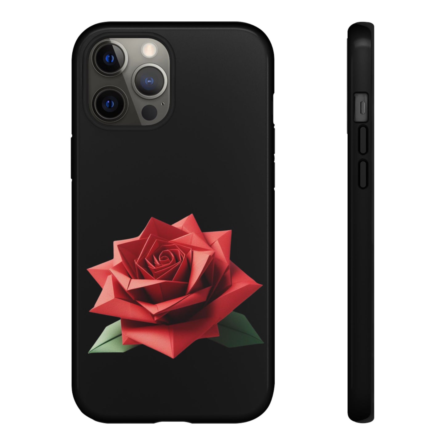 Origami Red Rose Tough Cases iPhone/Google/Samsung