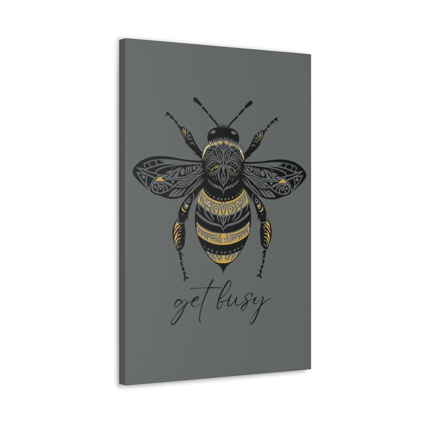 Get Busy Bee Classic Canvas - Grey