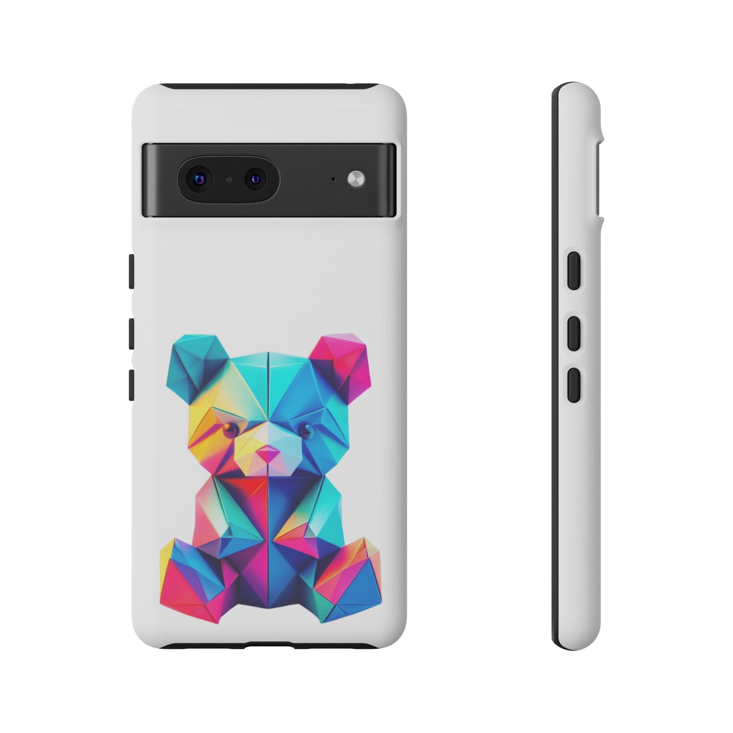 Origami Neon Teddy Tough Cases iPhone/Google/Samsung