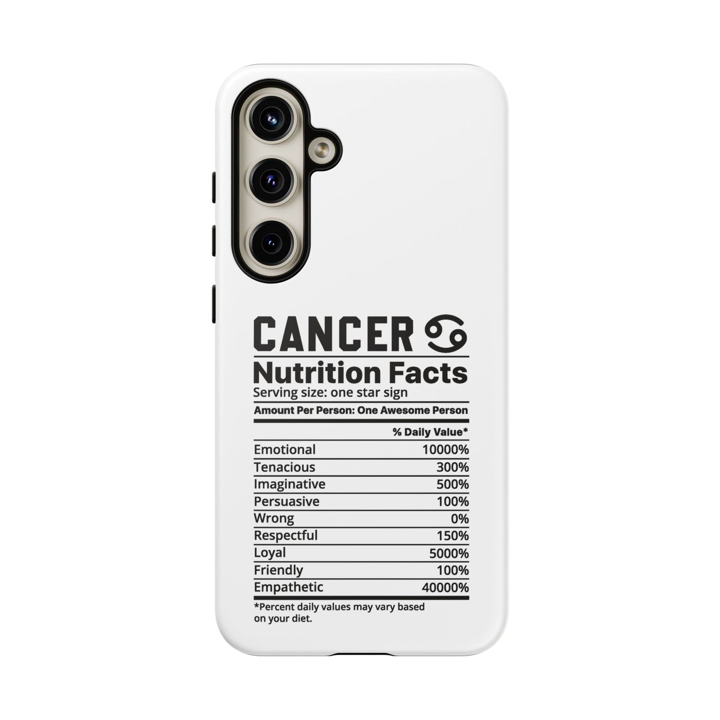 Cancer Nutrition Tough Cases - iPhone/Google/Samsung