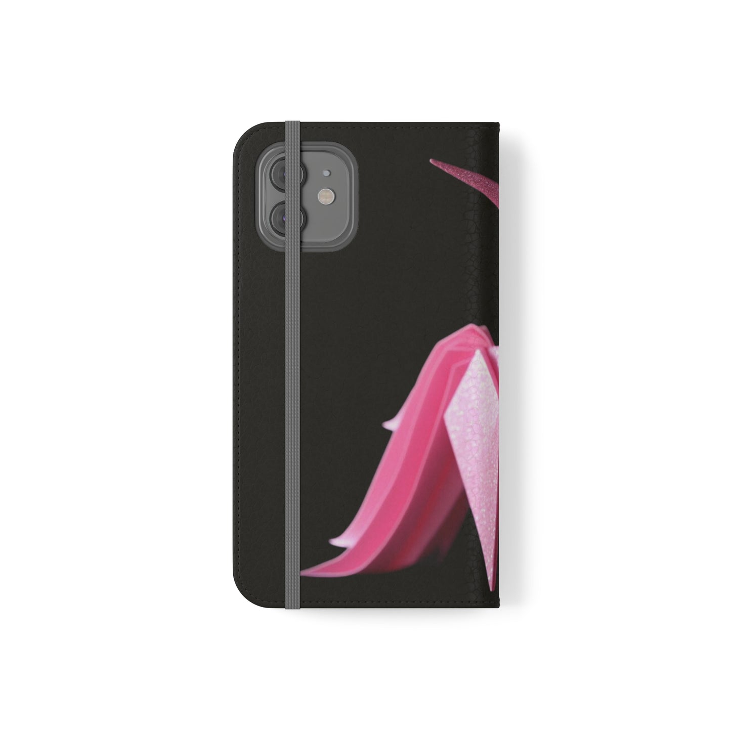 Origami Pink Unicorn Flip Cases iPhone/Samsung