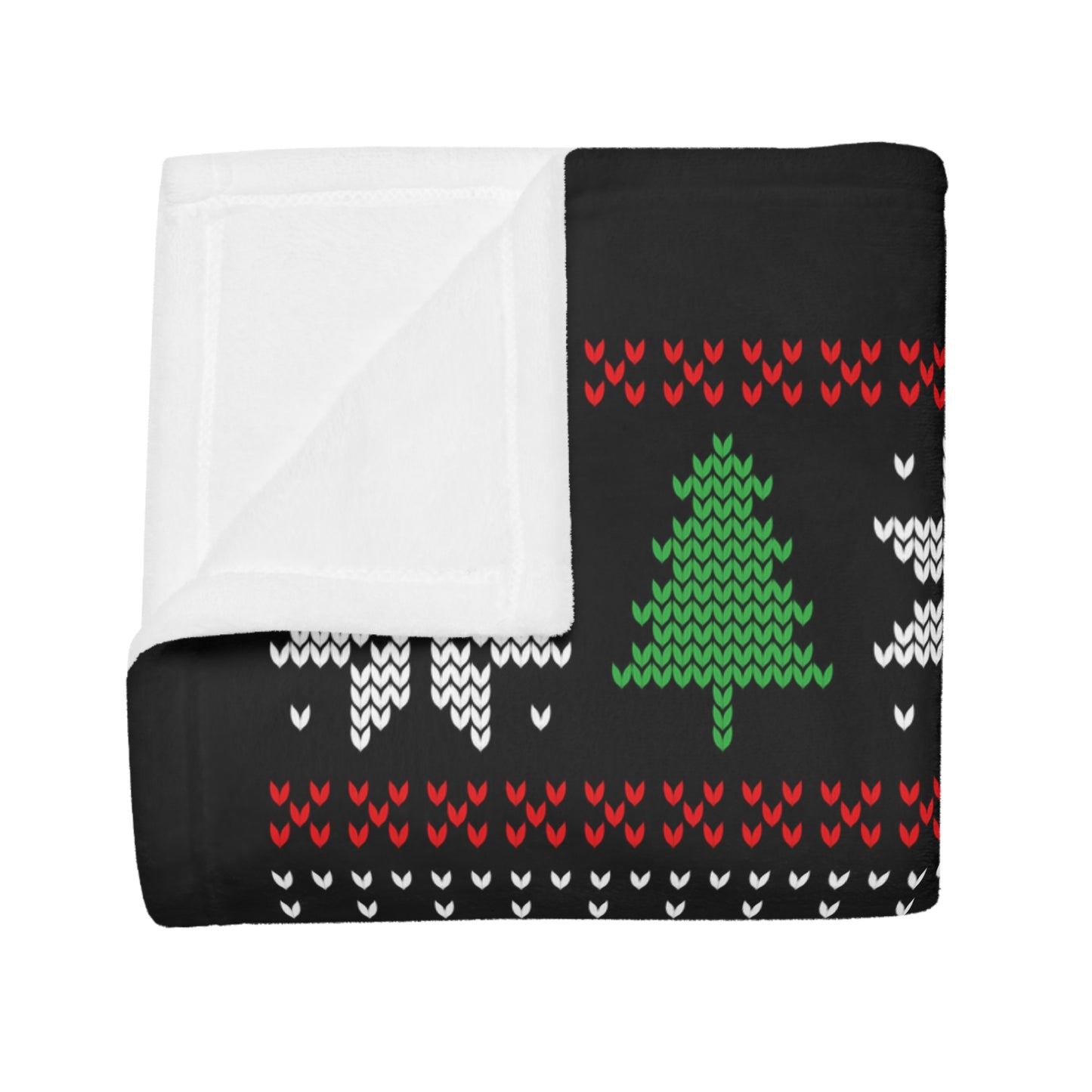 Ugly Christmas Sweater - Elf Squad Plush Fleece Blanket