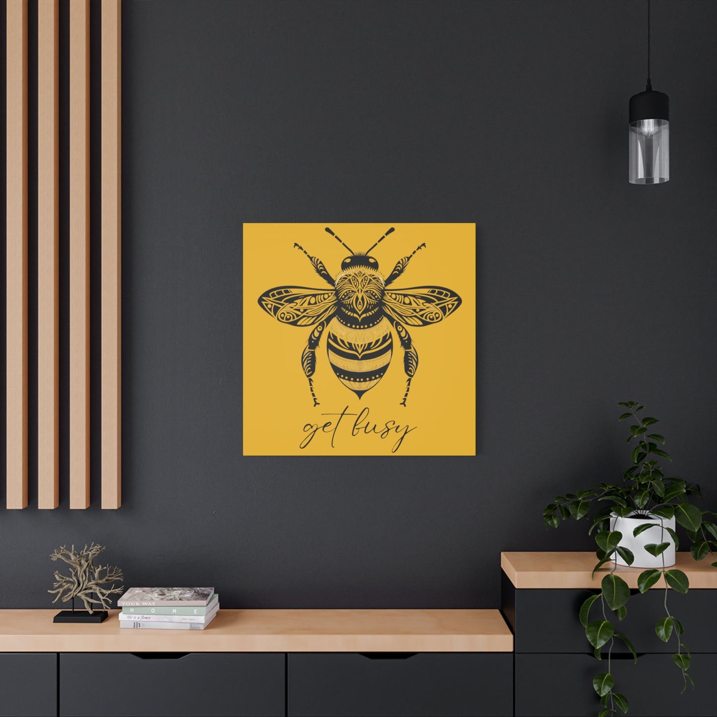 Get Busy Bee Classic Canvas - Yellow