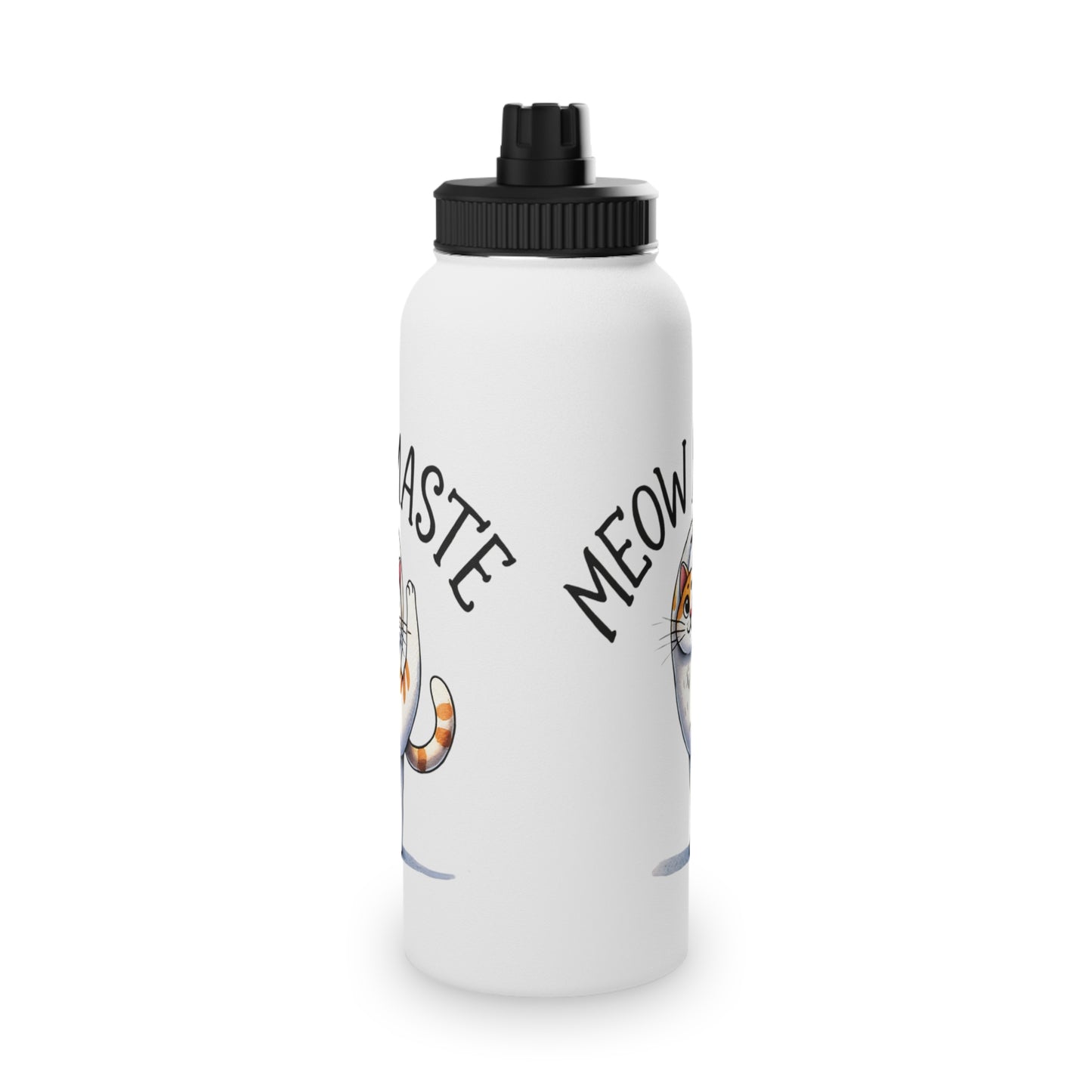 Meow Maste Stainless Steel Water Bottle - # Sizes