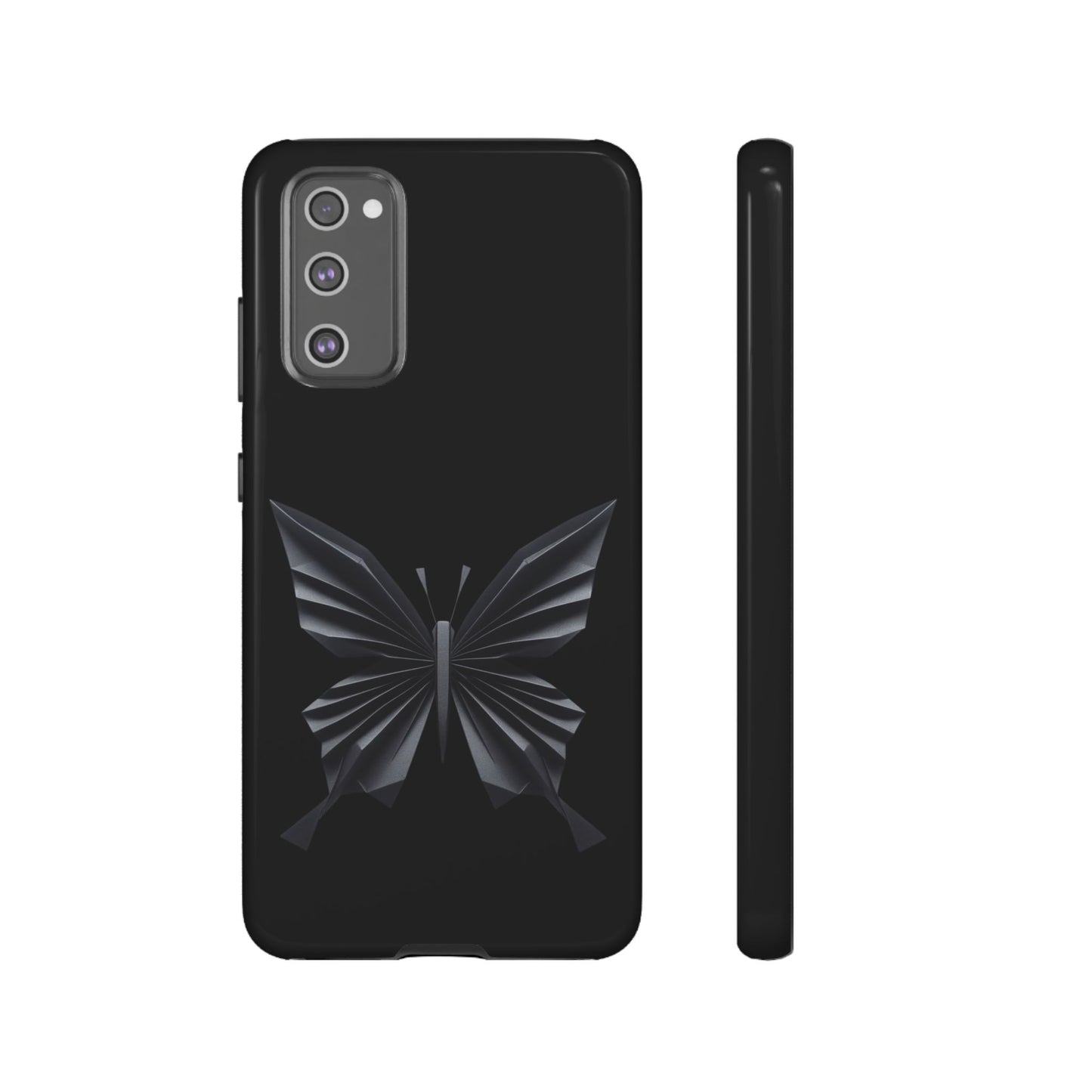 Origami Black Butterfly Tough Cases iPhone/Google/Samsung