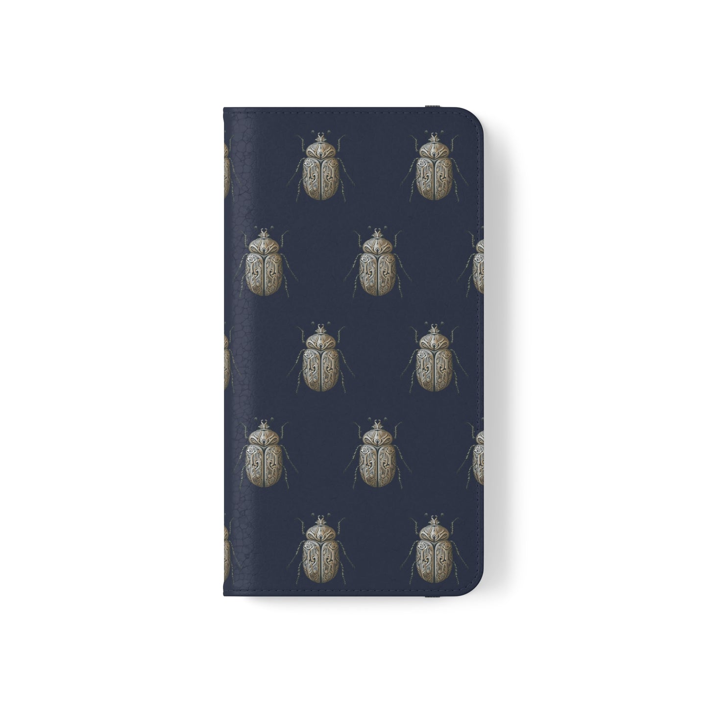 Carved Beetle Flip Cases for iPhone/Samsung - navy