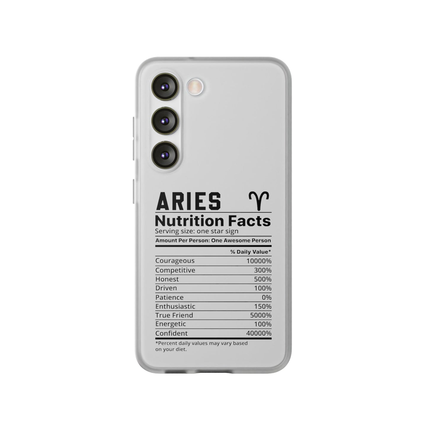 Aries Nutrition Flexi Cases iPhone/Samsung with Gift Wrapping Option