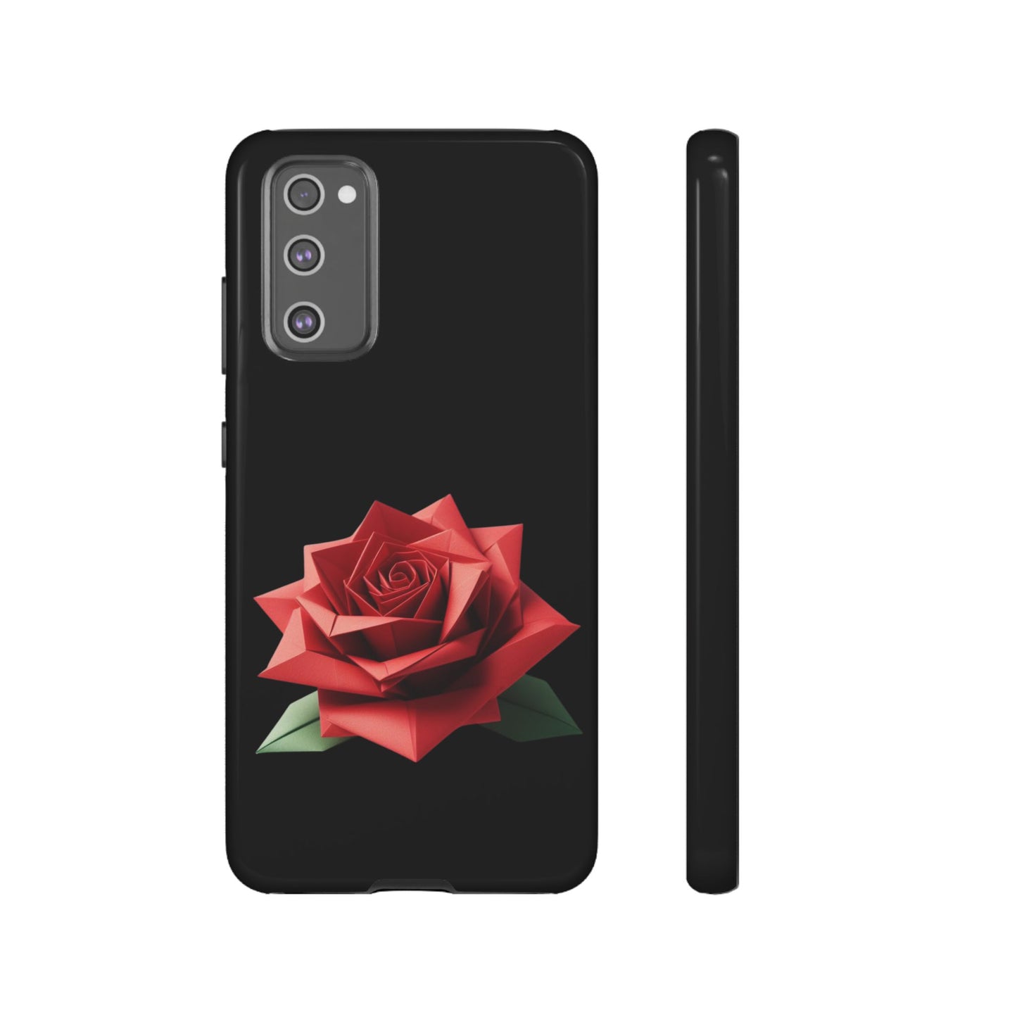 Origami Red Rose Tough Cases iPhone/Google/Samsung