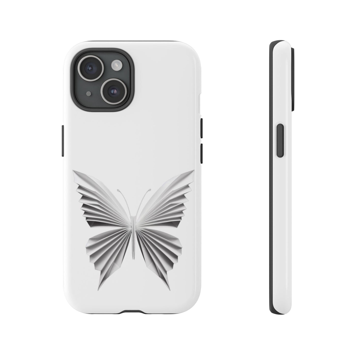 Origami White Butterfly Tough Cases iPhone/Google/Samsung