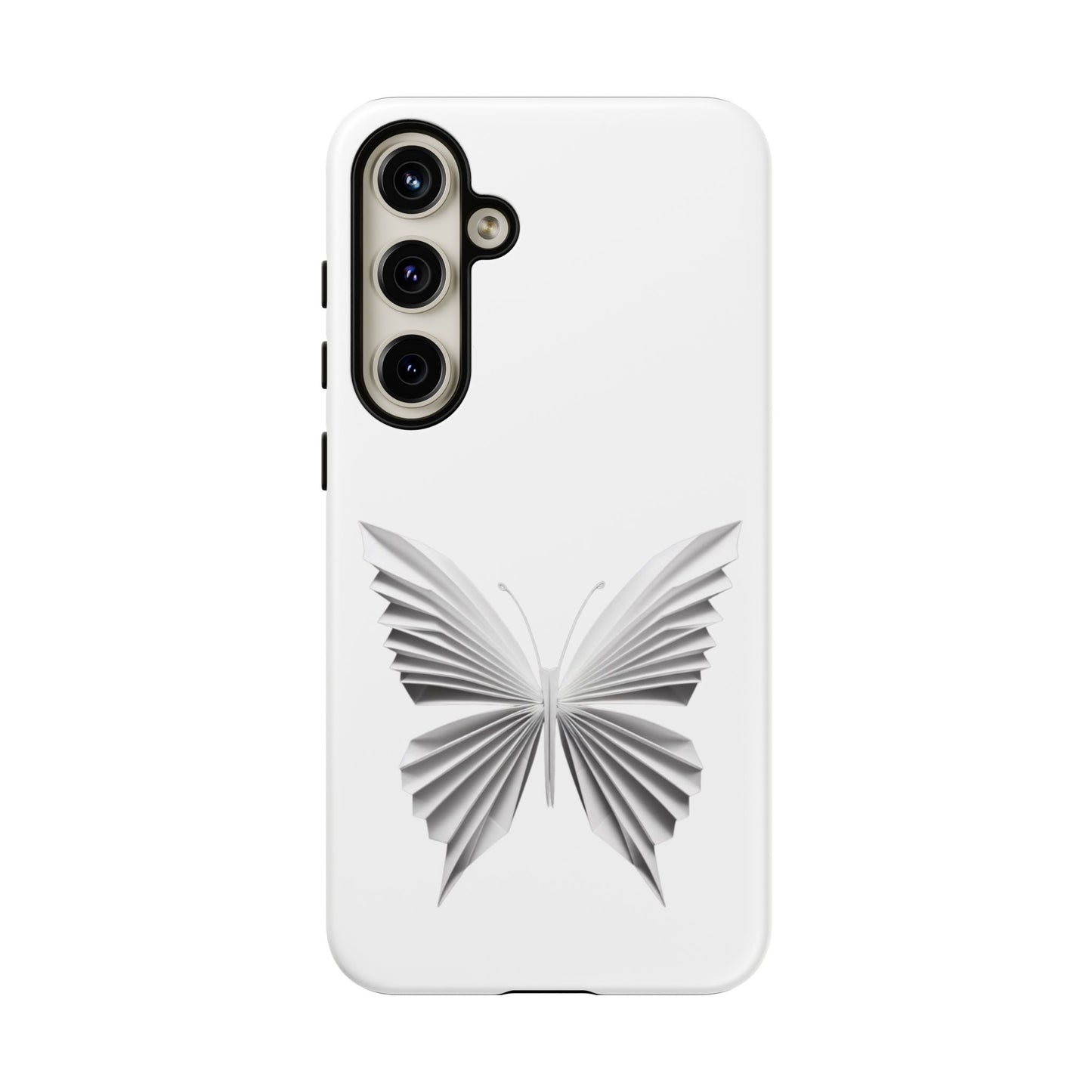 Origami White Butterfly Tough Cases iPhone/Google/Samsung