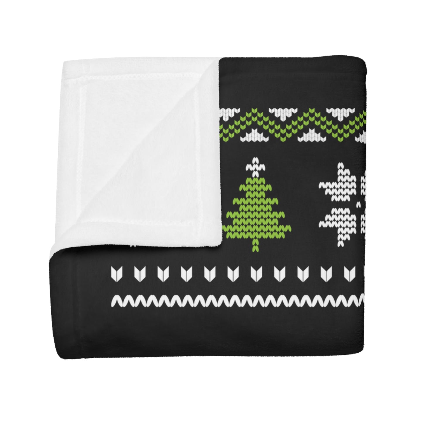 Ugly Christmas Sweater - Alien Plush Fleece Blanket