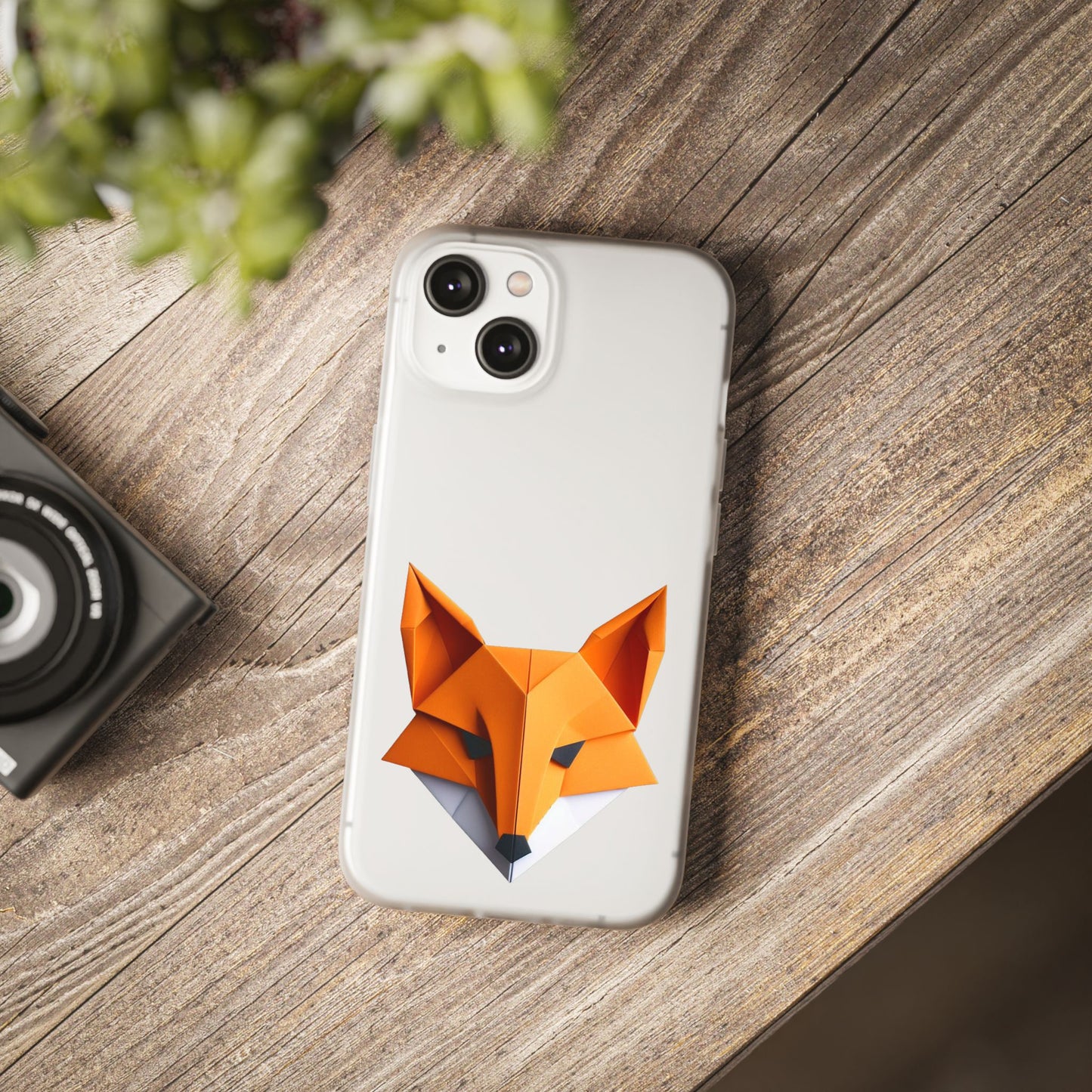 Origami Fox Flexi Cases