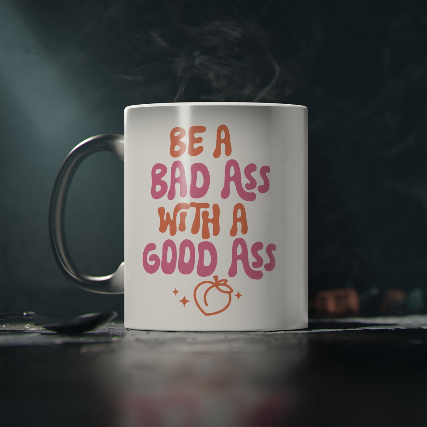 Bad Ass Magic Mug - Color Changing Mug for Fitness Enthusiasts