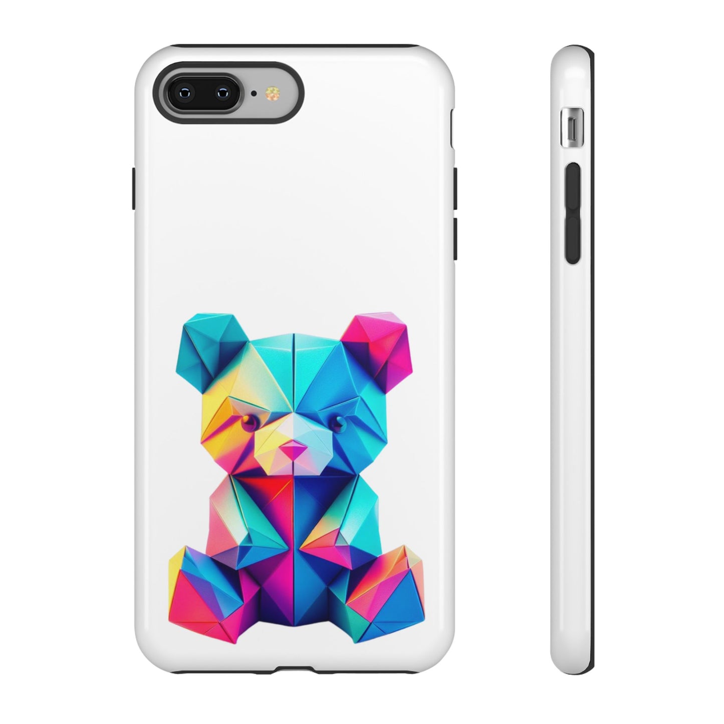 Origami Neon Teddy Tough Cases iPhone/Google/Samsung