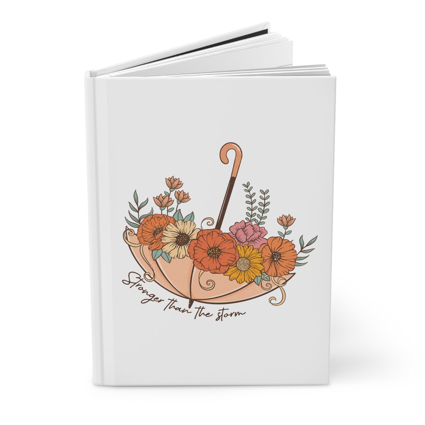 Stronger Than The Storm Hardcover Journal Matte