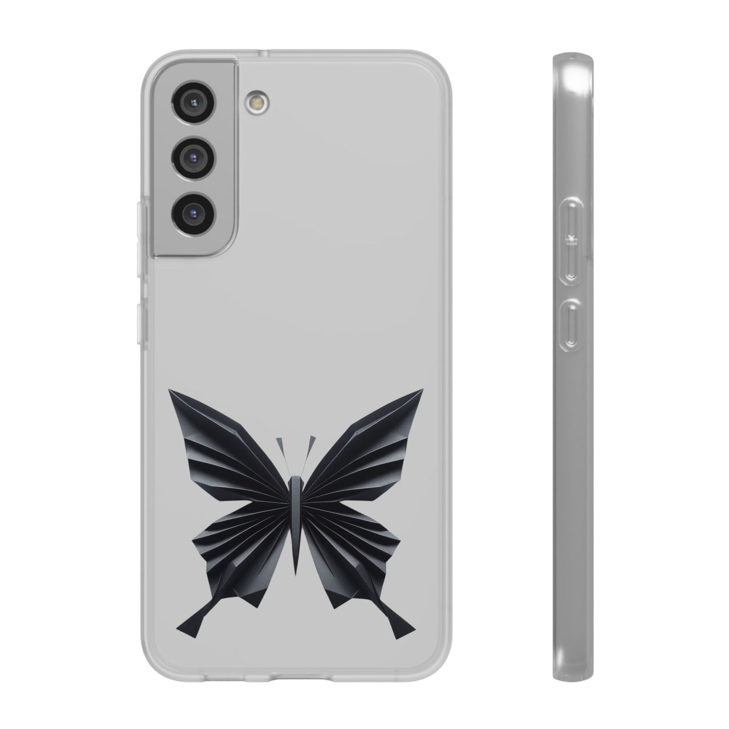 Origami Black Butterfly Flexi Cases