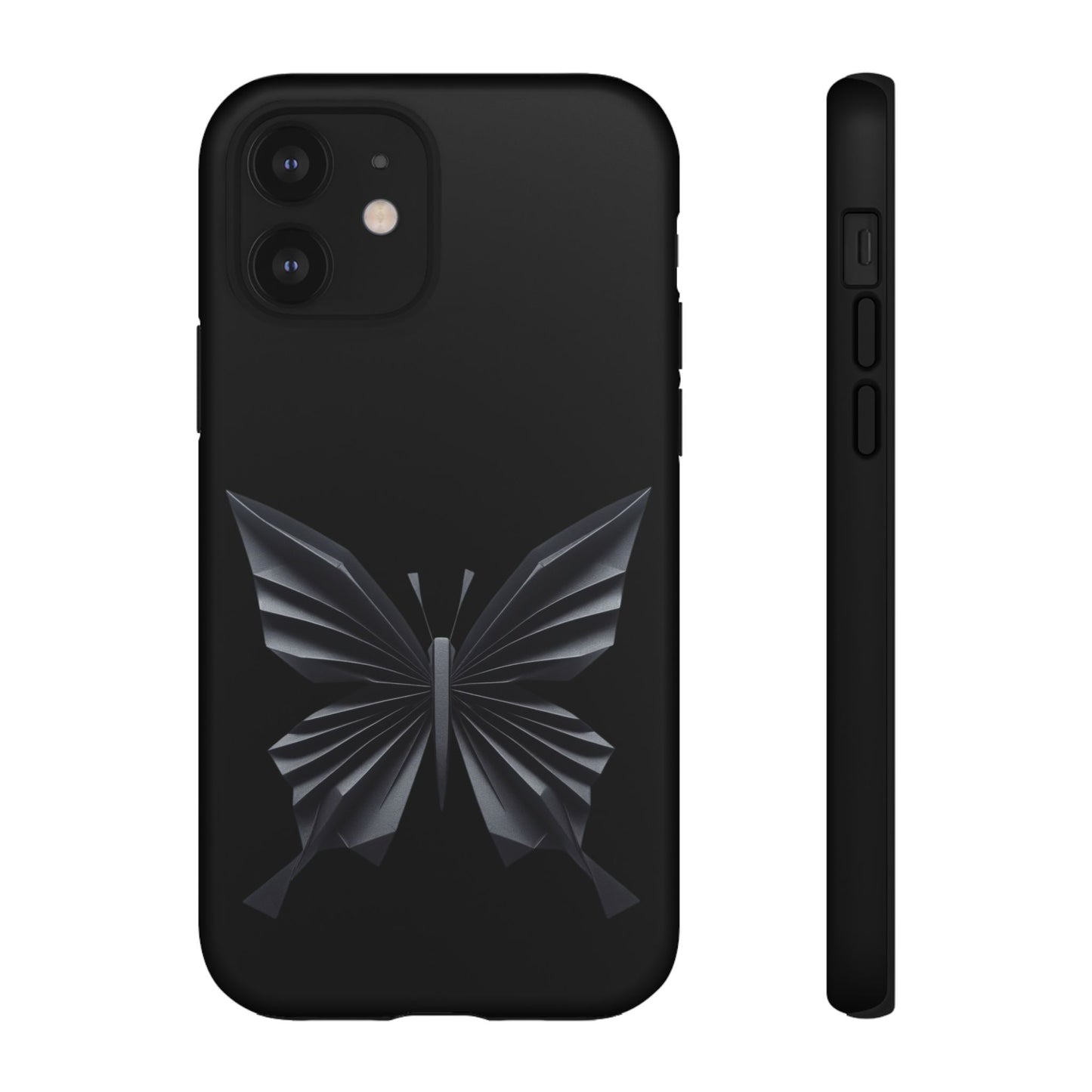 Origami Black Butterfly Tough Cases iPhone/Google/Samsung