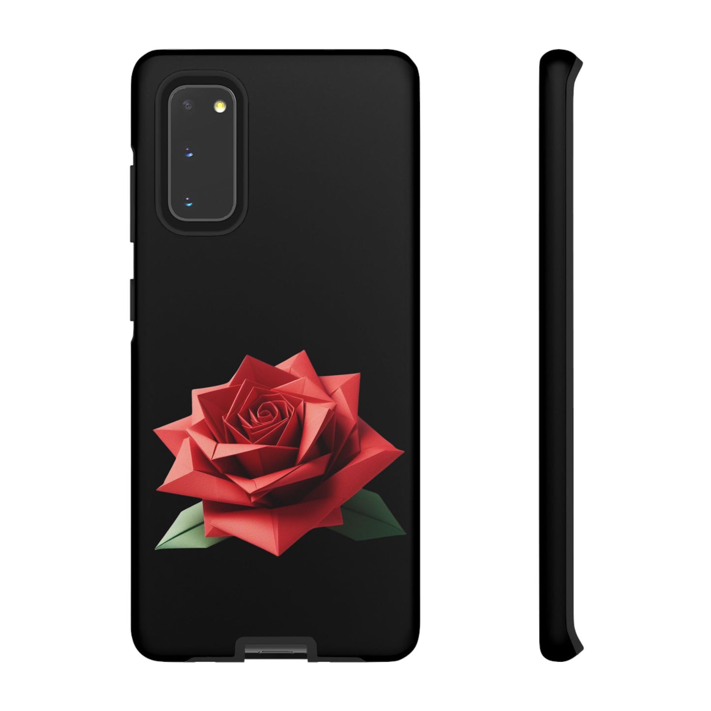 Origami Red Rose Tough Cases iPhone/Google/Samsung