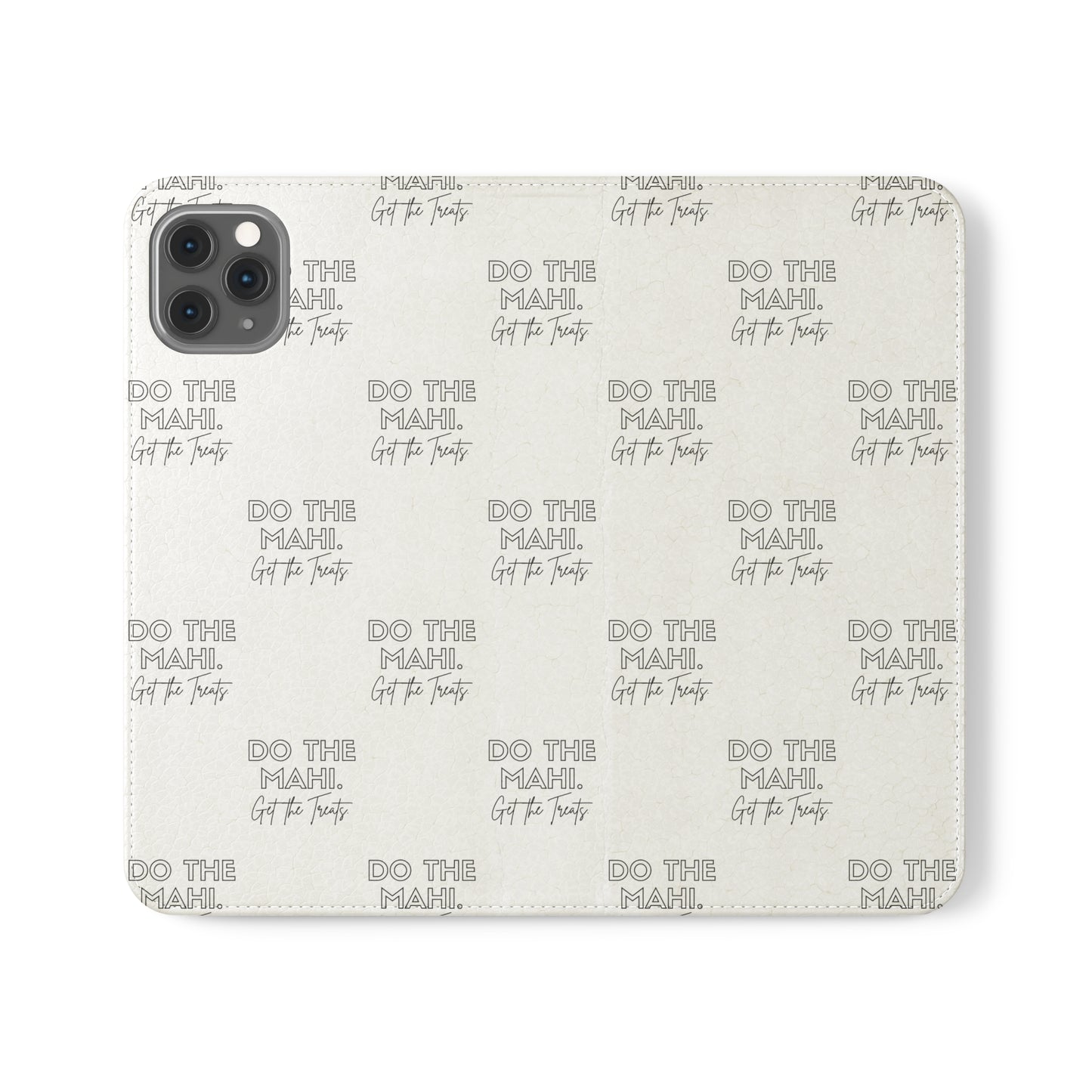 Do The Mahi. Flip Cases for iPhone/Samsung - white