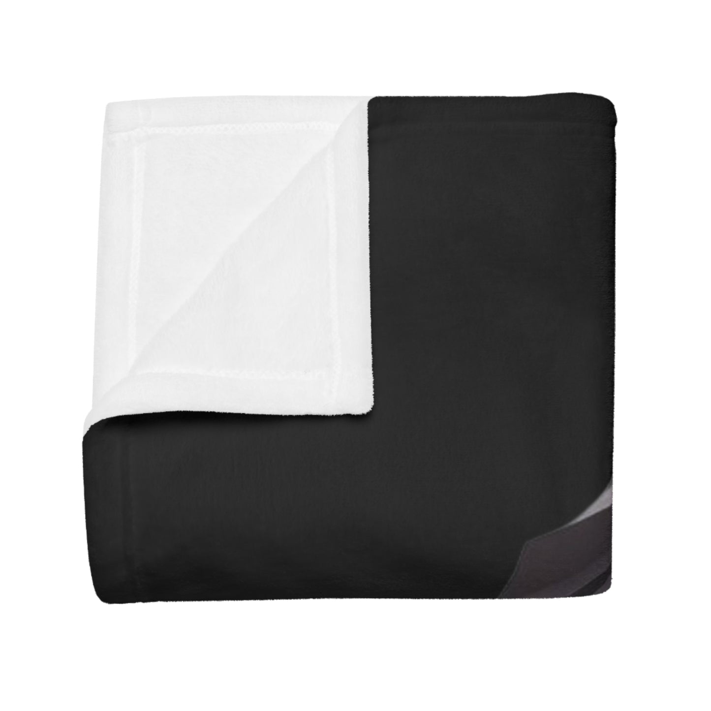 Origami Maui Plush Fleece Blanket - Black