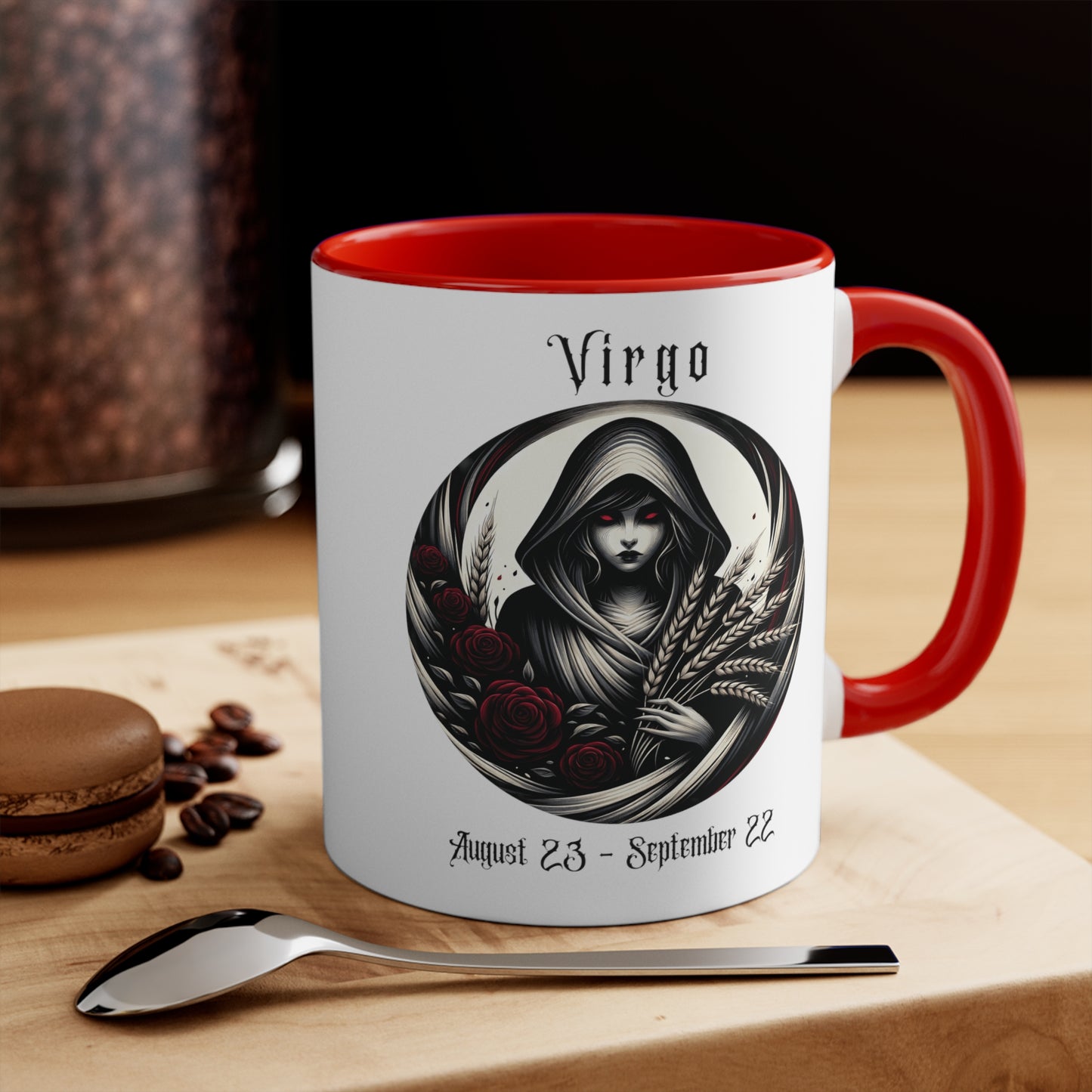 Gothic Virgo Colorful Accent Mugs, 11oz