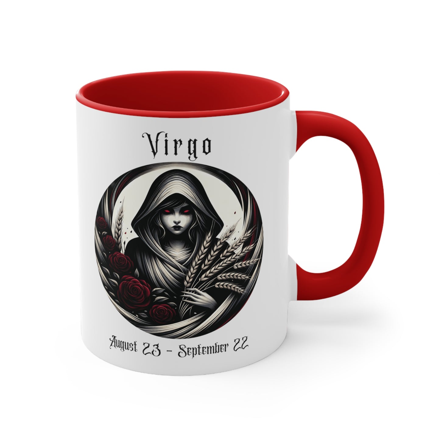 Gothic Virgo Colorful Accent Mugs, 11oz