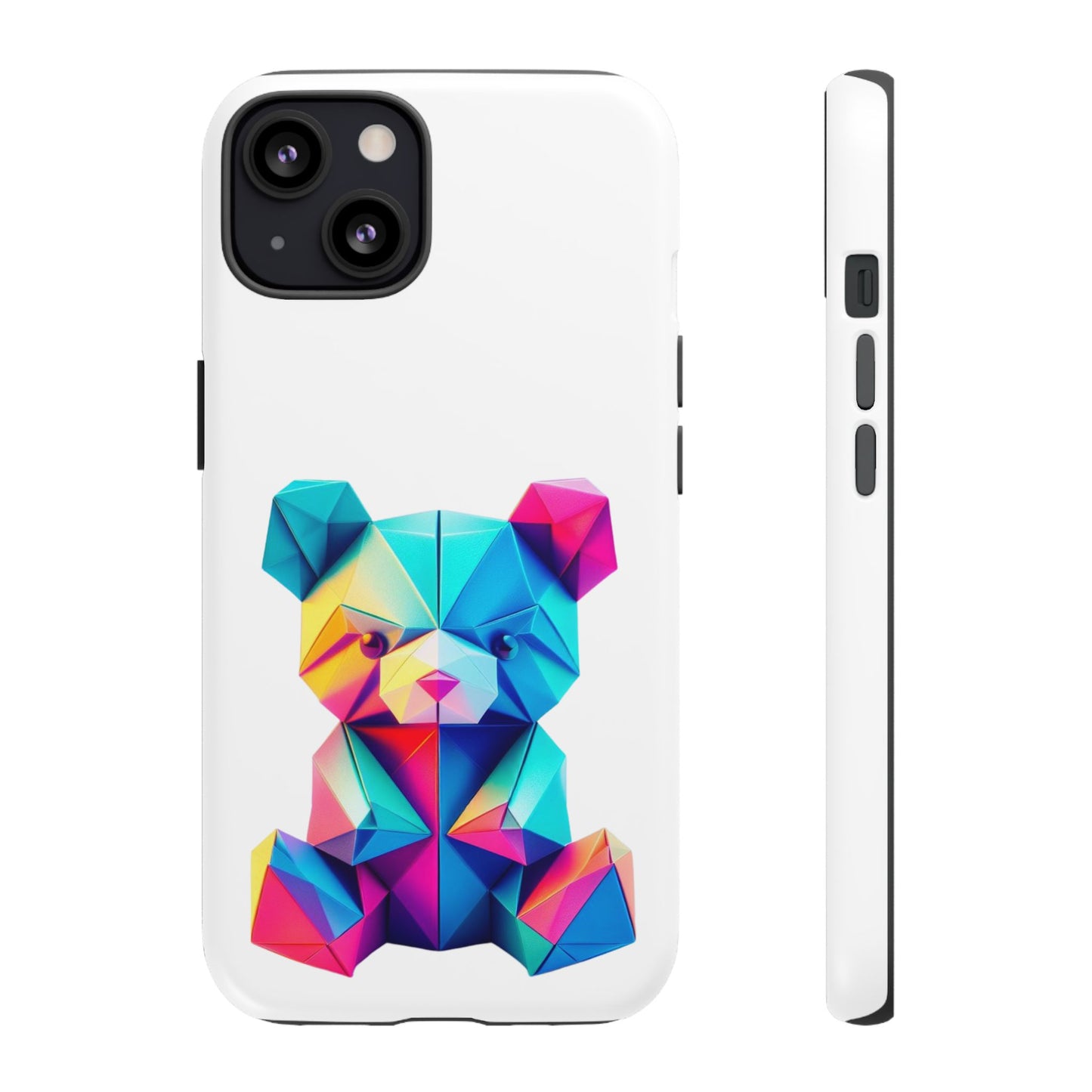 Origami Neon Teddy Tough Cases iPhone/Google/Samsung