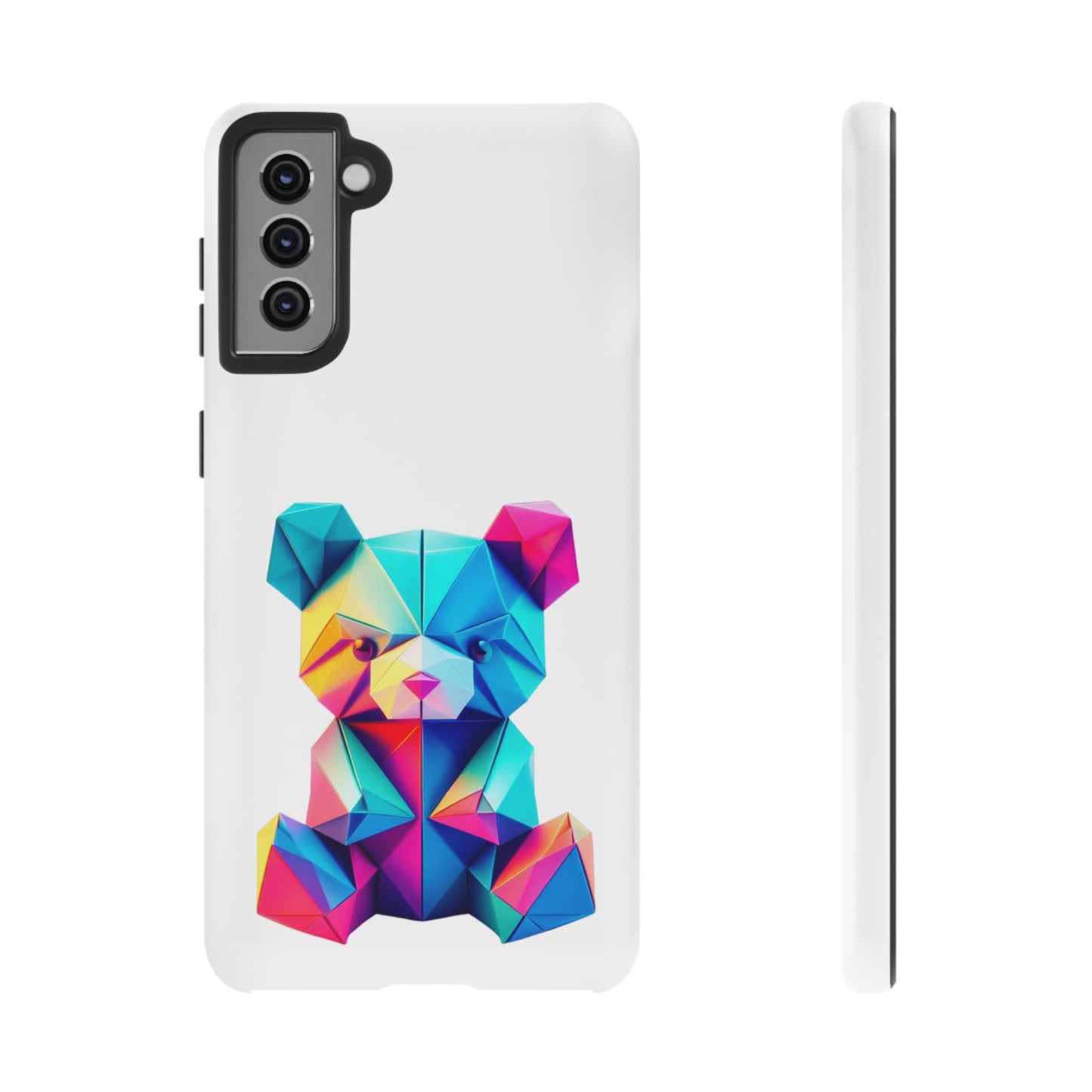 Origami Neon Teddy Tough Cases iPhone/Google/Samsung