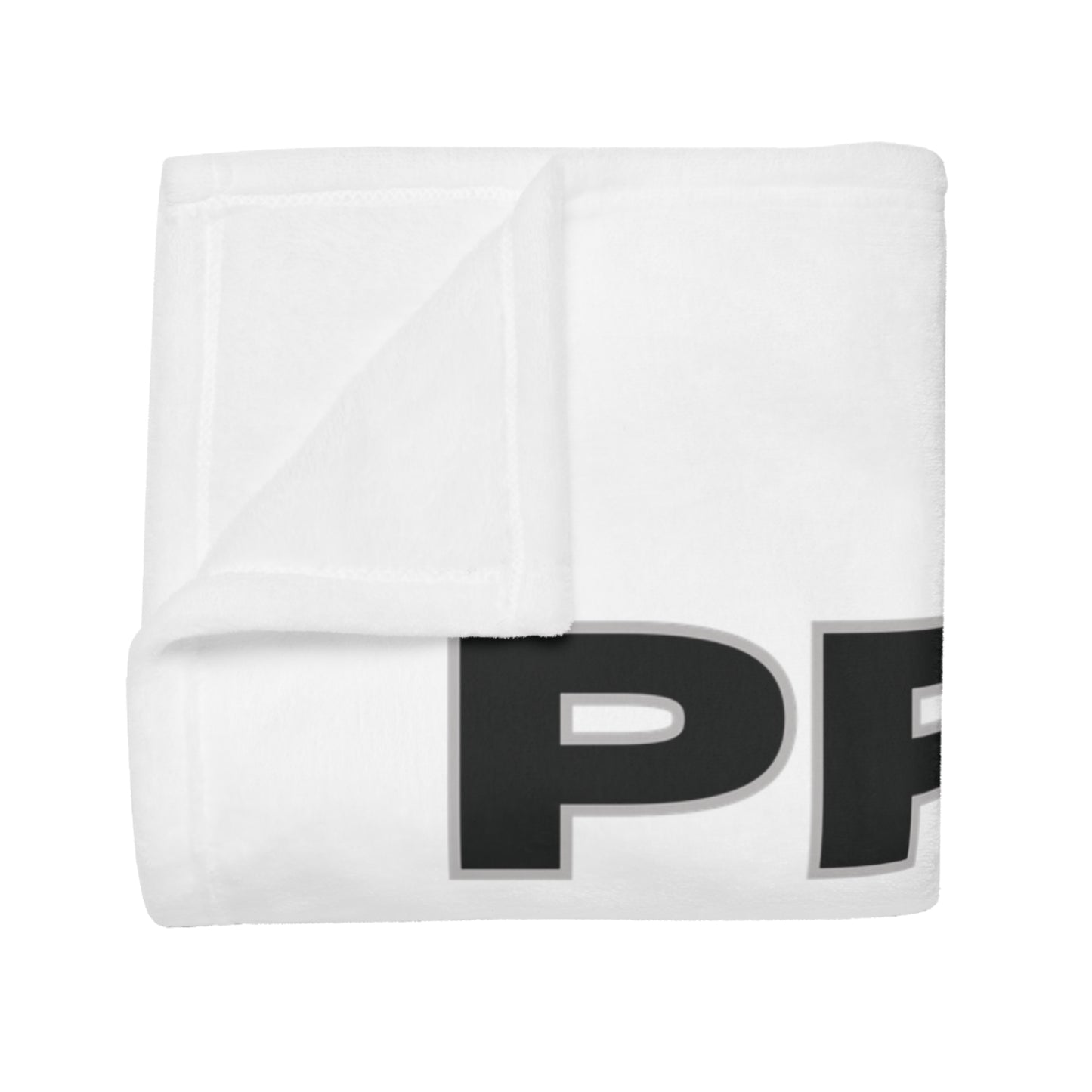 Proud. To. Stand. With. Māori. - White Plush Fleece Blanket