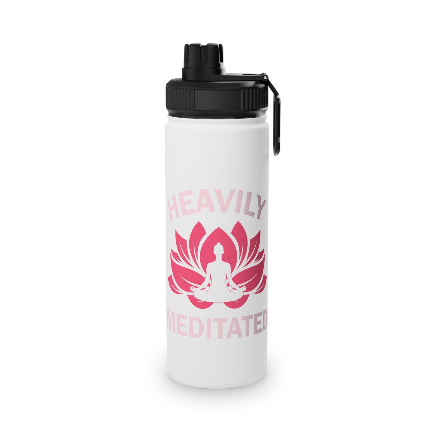 Heavily Meditated Stainless Steel Water Bottle - # Sizes