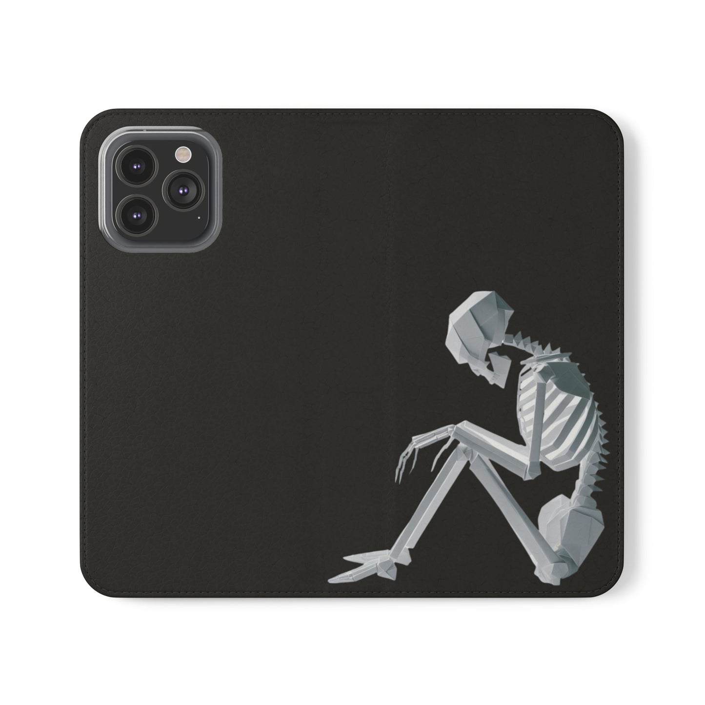 Origami Skelleton Flip Cases iPhone/Samsung