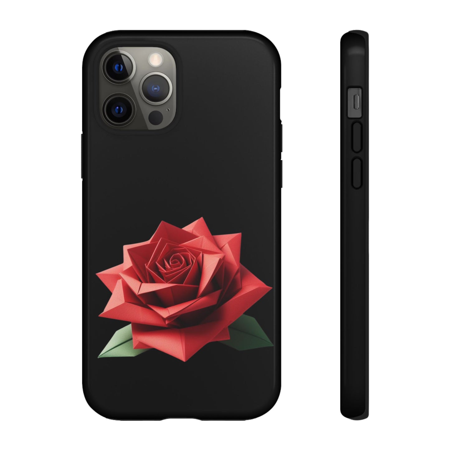 Origami Red Rose Tough Cases iPhone/Google/Samsung