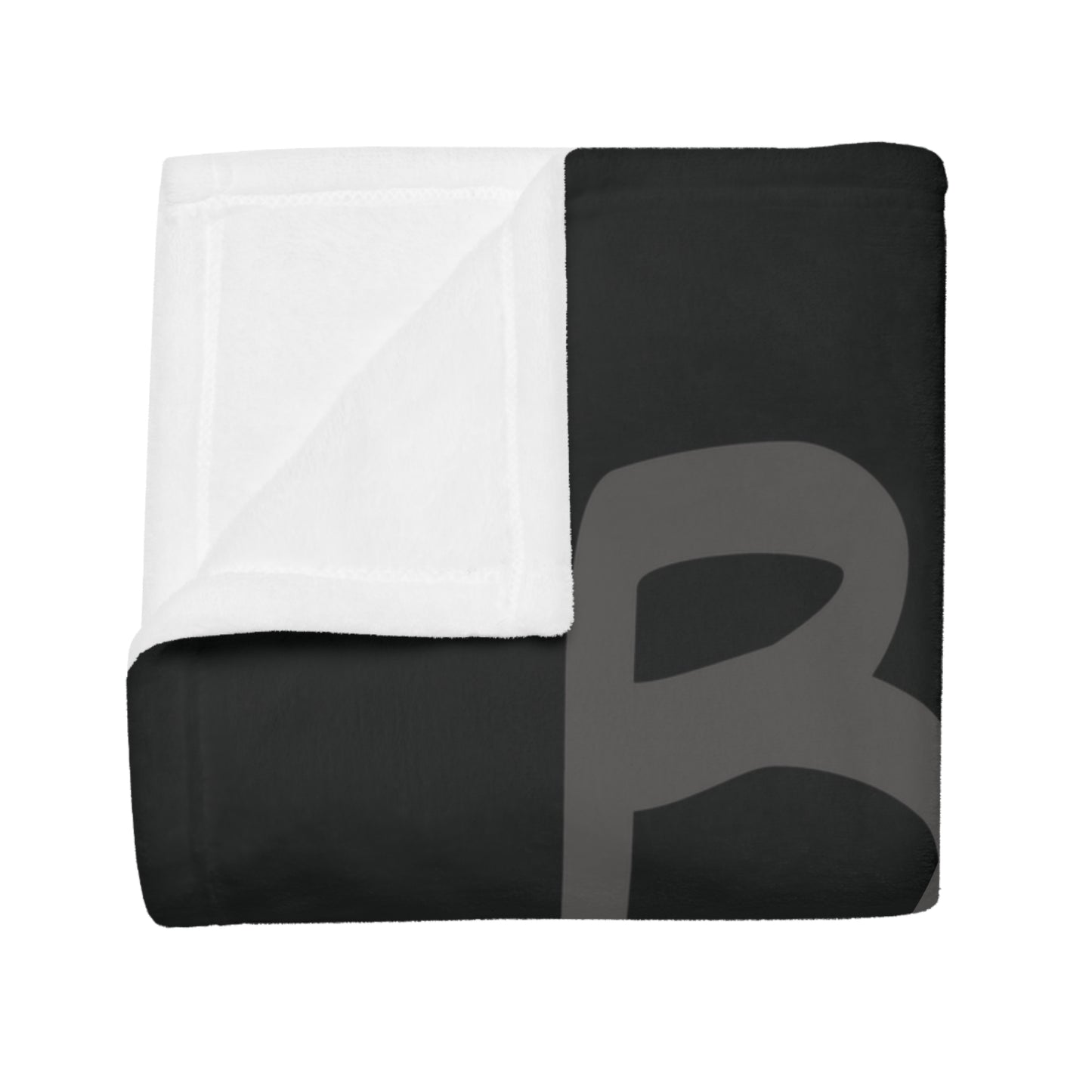 Bad Mother F#*ker Plush Fleece Blanket - Black & Grey