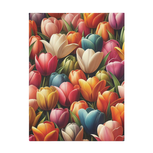 Tulips Plush Fleece Blanket