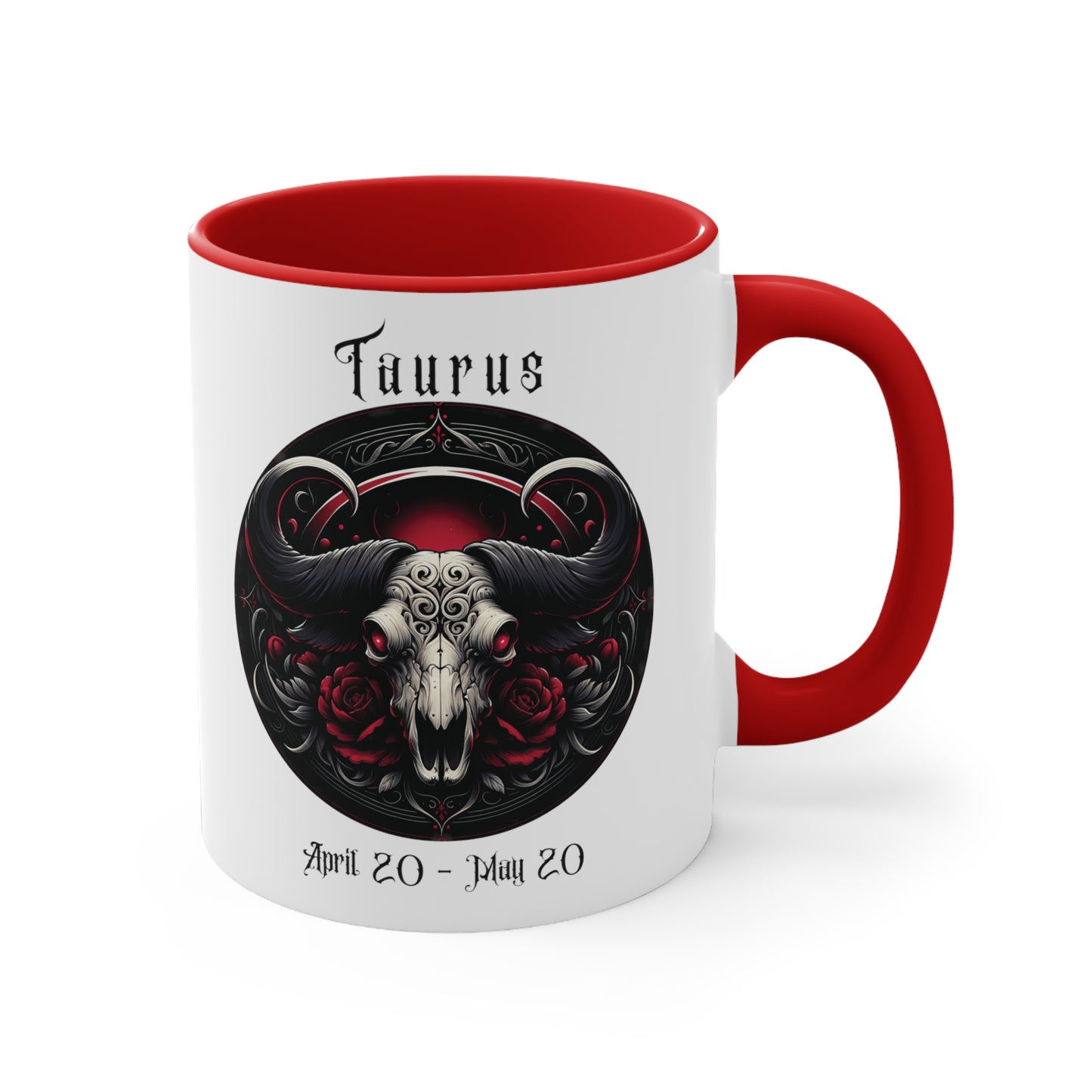 Gothic Taurus Colorful Accent Mugs, 11oz