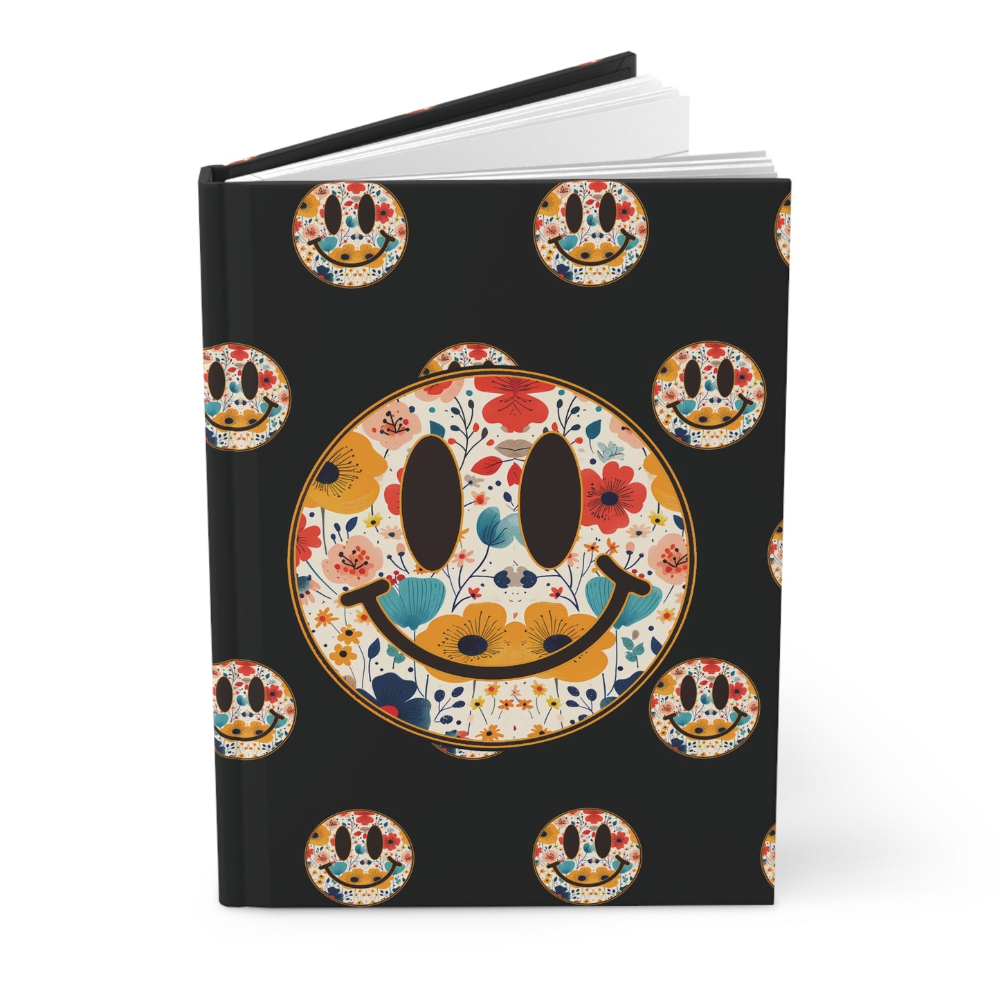 Smiley Face Hardcover Journal Matte