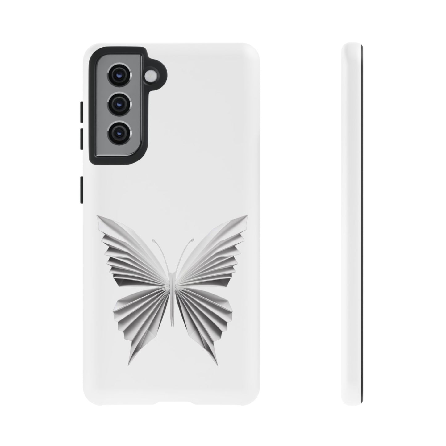 Origami White Butterfly Tough Cases iPhone/Google/Samsung