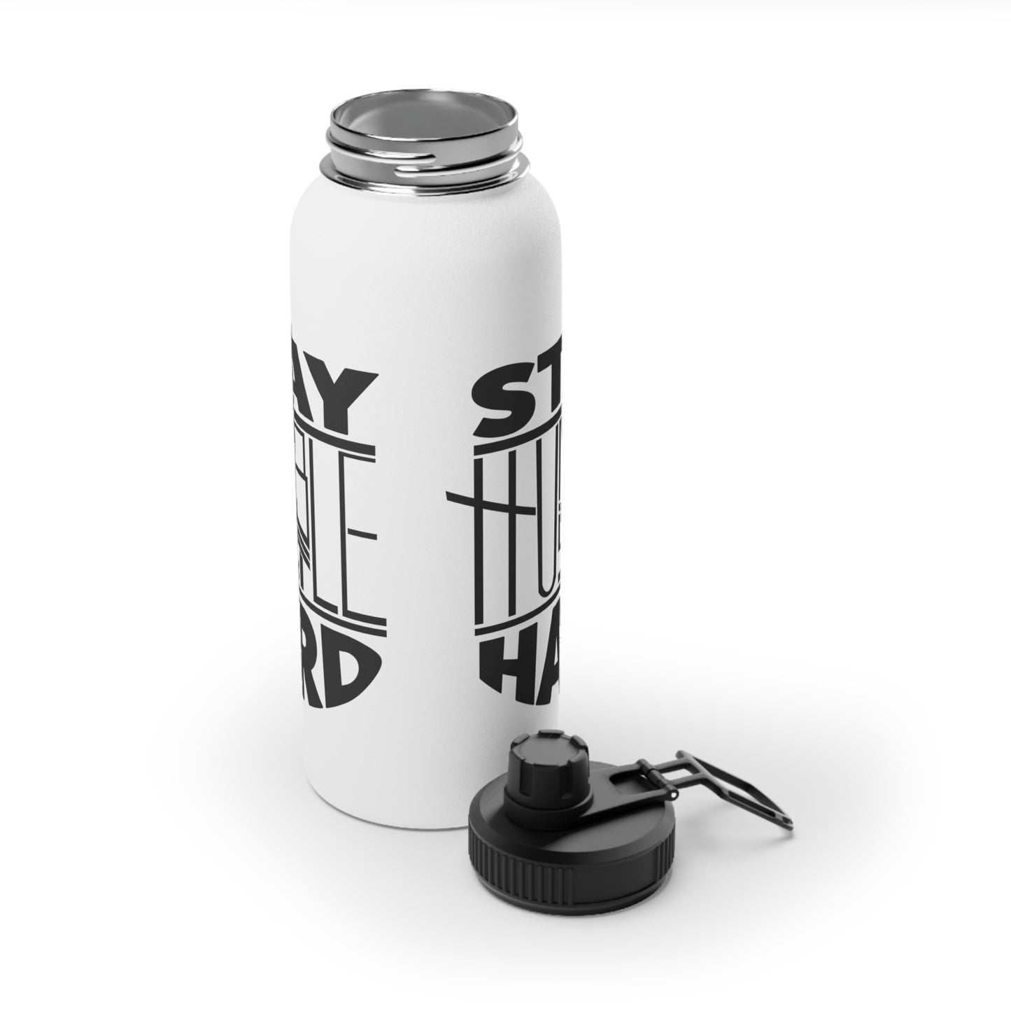 Stay Humble Hustle Hard Stainless Steel Sports Water Bottle - 3 sizes