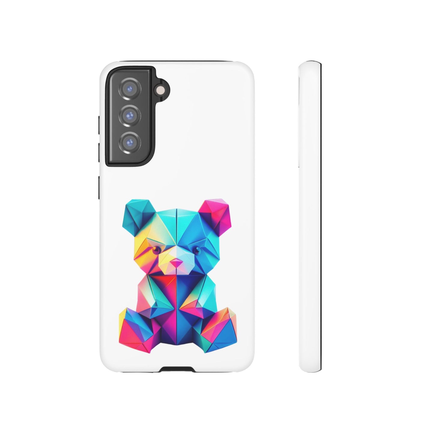 Origami Neon Teddy Tough Cases iPhone/Google/Samsung