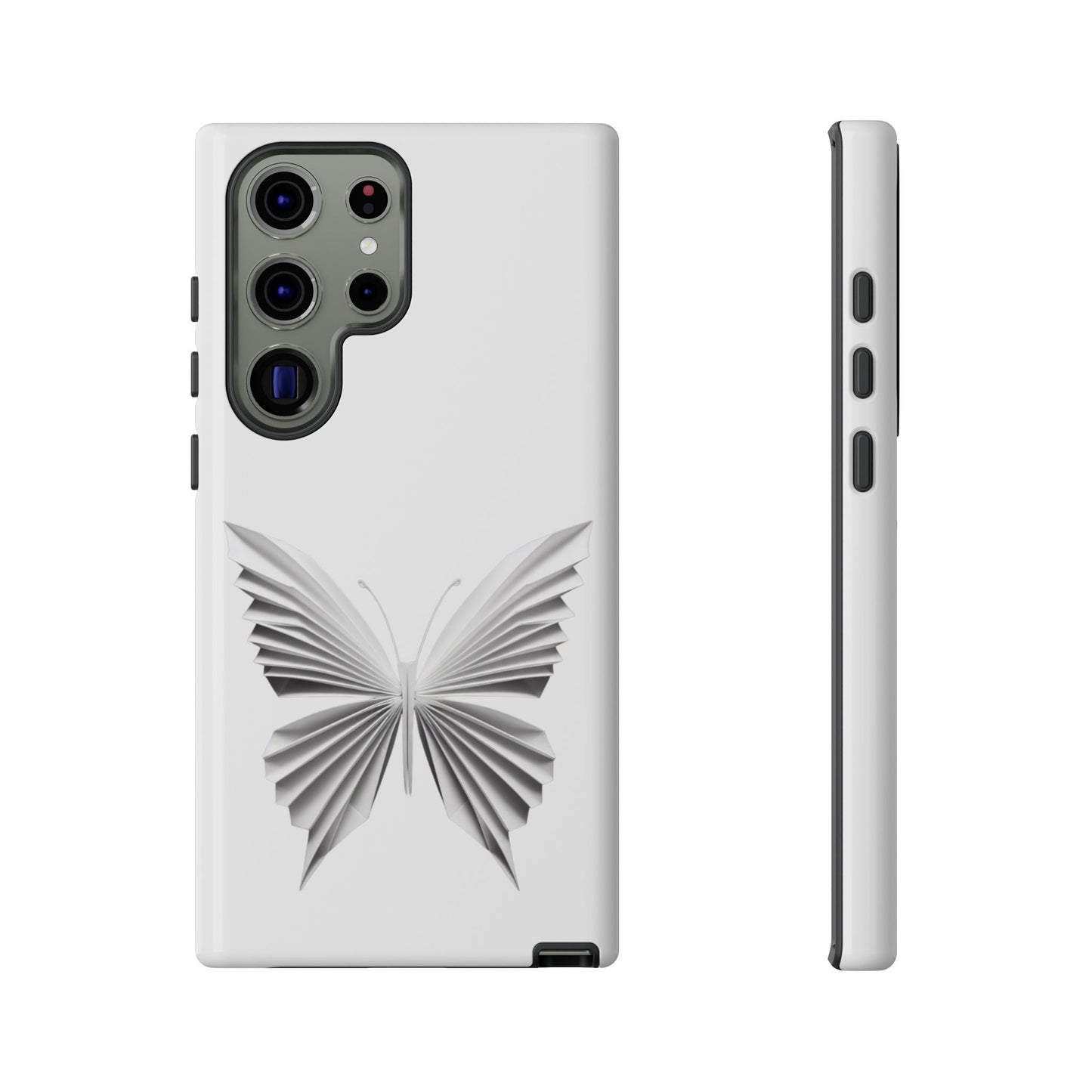 Origami White Butterfly Tough Cases iPhone/Google/Samsung