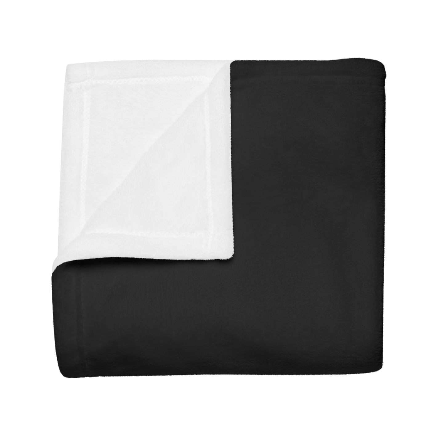 Origami Lightning Plush Fleece Blanket - Black