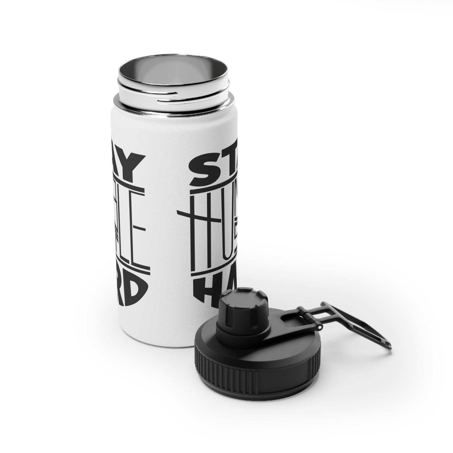 Stay Humble Hustle Hard Stainless Steel Sports Water Bottle - 3 sizes