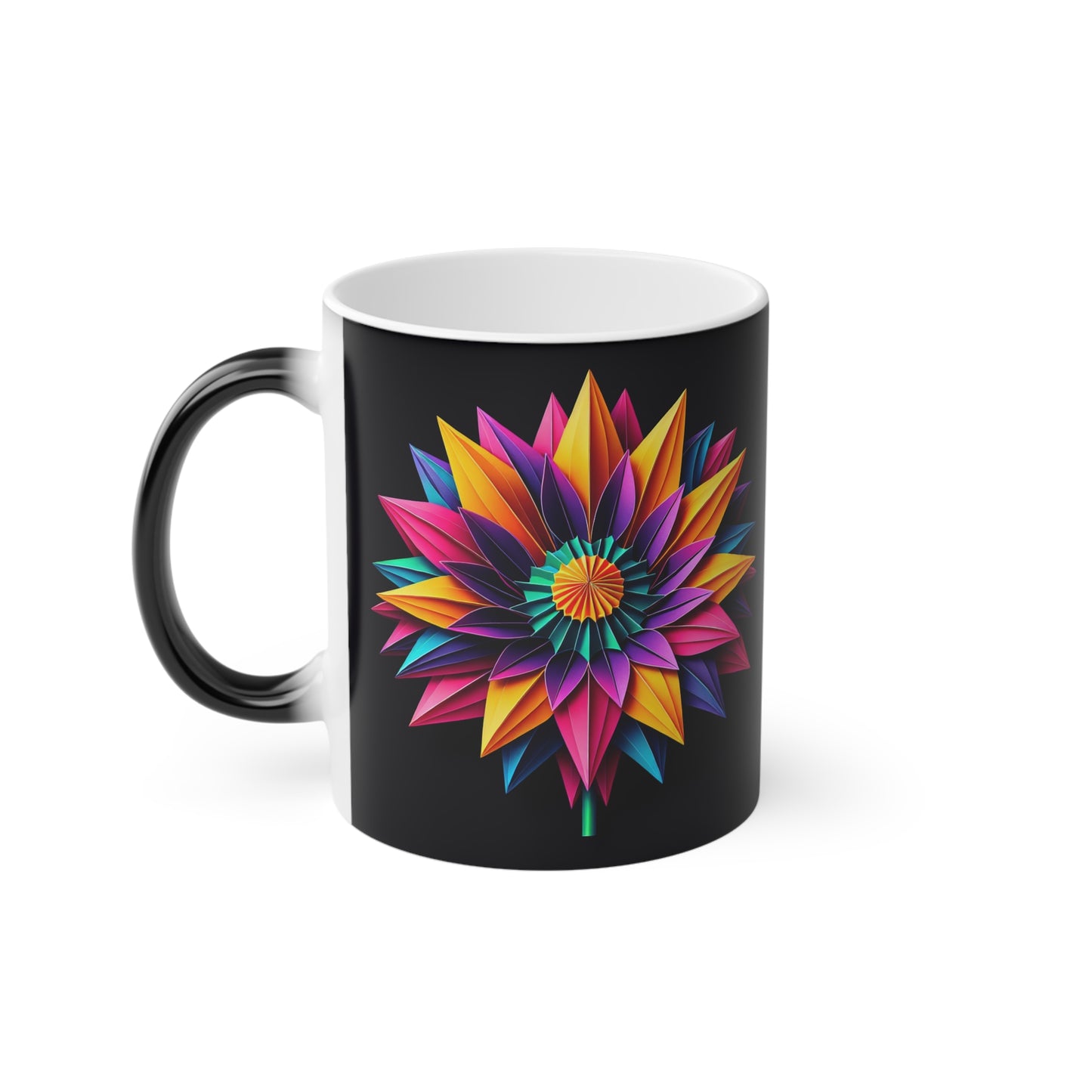 Origami Flower Magic Mug